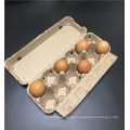 Disposable Pulp egg tray chicken egg cartons 12 holes new design OEM accepted